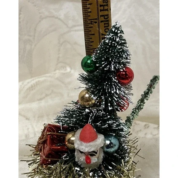 Retro Christmas‎ Kitschy Boot Vintage Santa  Assemblage Display Vintage Decor - Picture 8 of 9